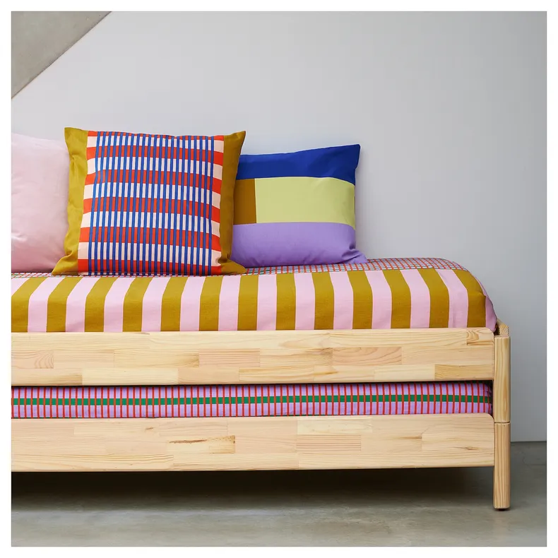 IKEA TESAMMANS ТЕСАММАНС, чохол на подушку, різнокольоровий, 50x50 см 805.689.65 фото №5