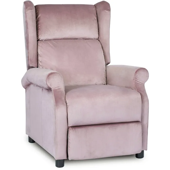 Кресло реклайнер бархатное MEBEL ELITE SIMON Velvet, розовый фото №3