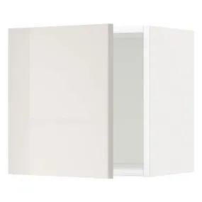 IKEA METOD МЕТОД, навесной шкаф, белый / светло-серый, 40x40 см 894.552.14 фото