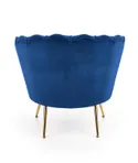Мягкое кресло HALMAR AMORINITO темно-синий/золотой фото thumb №9