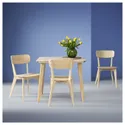 IKEA LISABO ЛИСАБО / LISABO ЛИСАБО, стол и 2 стула, Шпон ясеня / шпон ясеня, 88 см 795.450.79 фото thumb №2