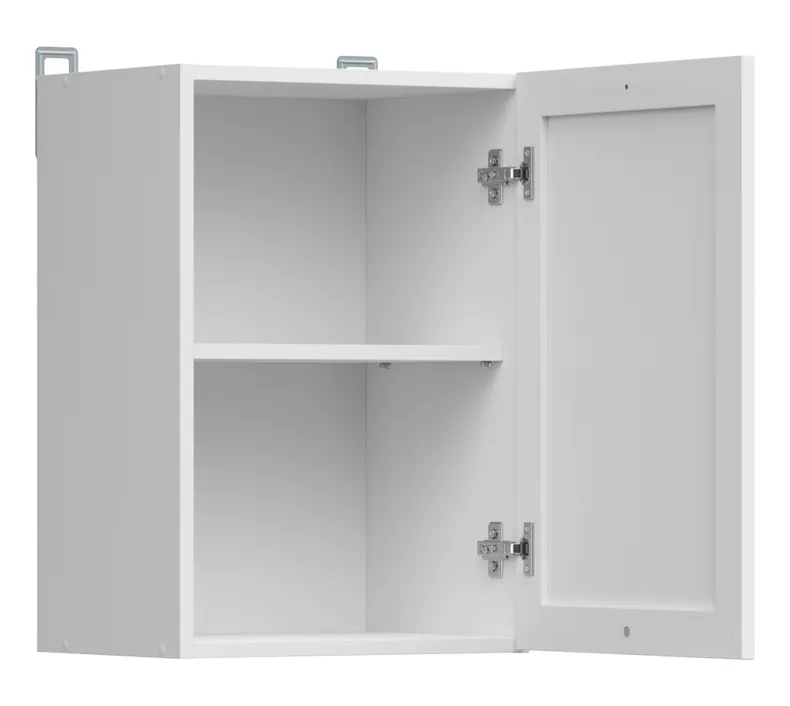 BRW Верхний кухонный шкаф Junona Line 40 см левый/правый белый, белый G1D/40/57_LP-BI/BI фото №3