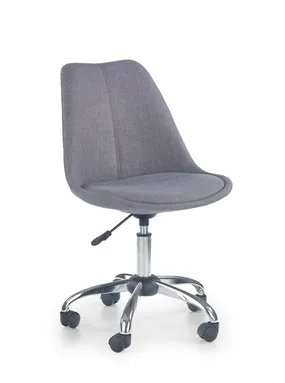 Крісло комп'ютерне офісне обертове HALMAR COCO 4 сірий, пластик / тканина фото