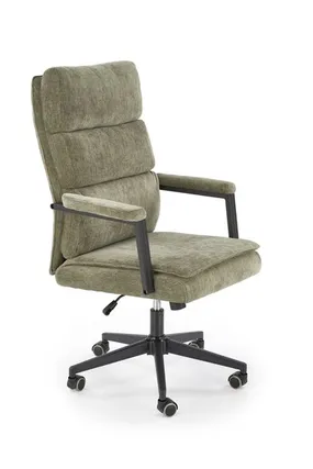 Крісло офісне обертове HALMAR ADRIANO, оливковий фото