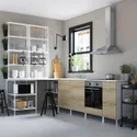 IKEA ENHET ЭНХЕТ, угловая кухня, белый / имит. дуб 393.380.72 фото thumb №2