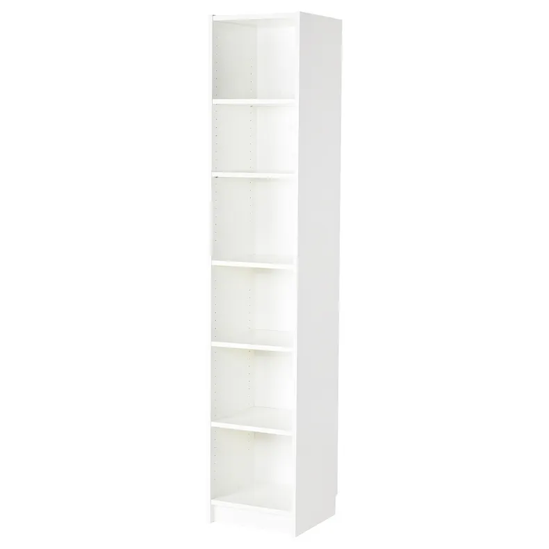 IKEA BILLY БИЛЛИ, стеллаж, белый, 40x40x202 см 104.019.31 фото №1