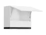 Кухонный шкаф BRW Top Line 60 см с вытяжкой поворотный белый глянец, альпийский белый/глянцевый белый TV_GOO_60/50_O_FL_BRW-BAL/BIP/CA фото