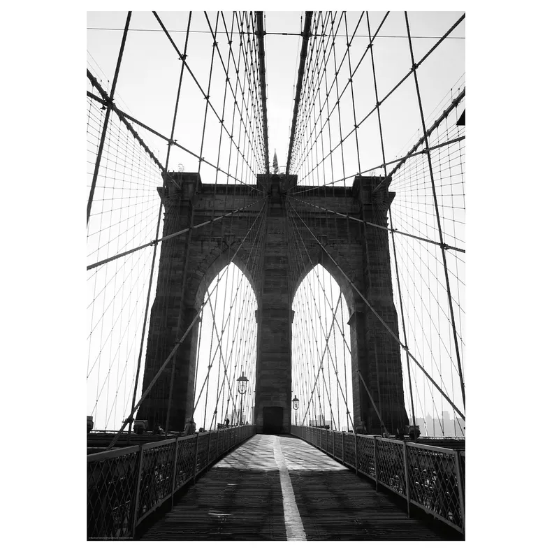 IKEA BILD БИЛЬД, постер, Бруклинский мост, 50x70 см 804.422.21 фото №1