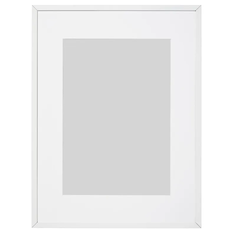 IKEA LOMVIKEN ЛОМВІКЕН, рамка, білий, 30x40 см 704.195.32 фото №1