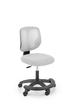 Крісло комп'ютерне офісне обертове HALMAR NANI, сірий фото