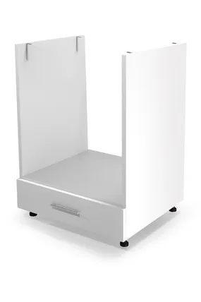 Шкаф нижний для встраиваемого духового шкафа с ящиком HALMAR VENTO DP-60/82 Фасад : белый фото