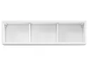 BRW Открытый белый настенный шкаф Kaspian 143 см, белый SFW/140-BI фото thumb №2