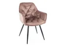 Кресло SIGNAL CHERRY Velvet, Bluvel 52 - античный розовый фото thumb №10
