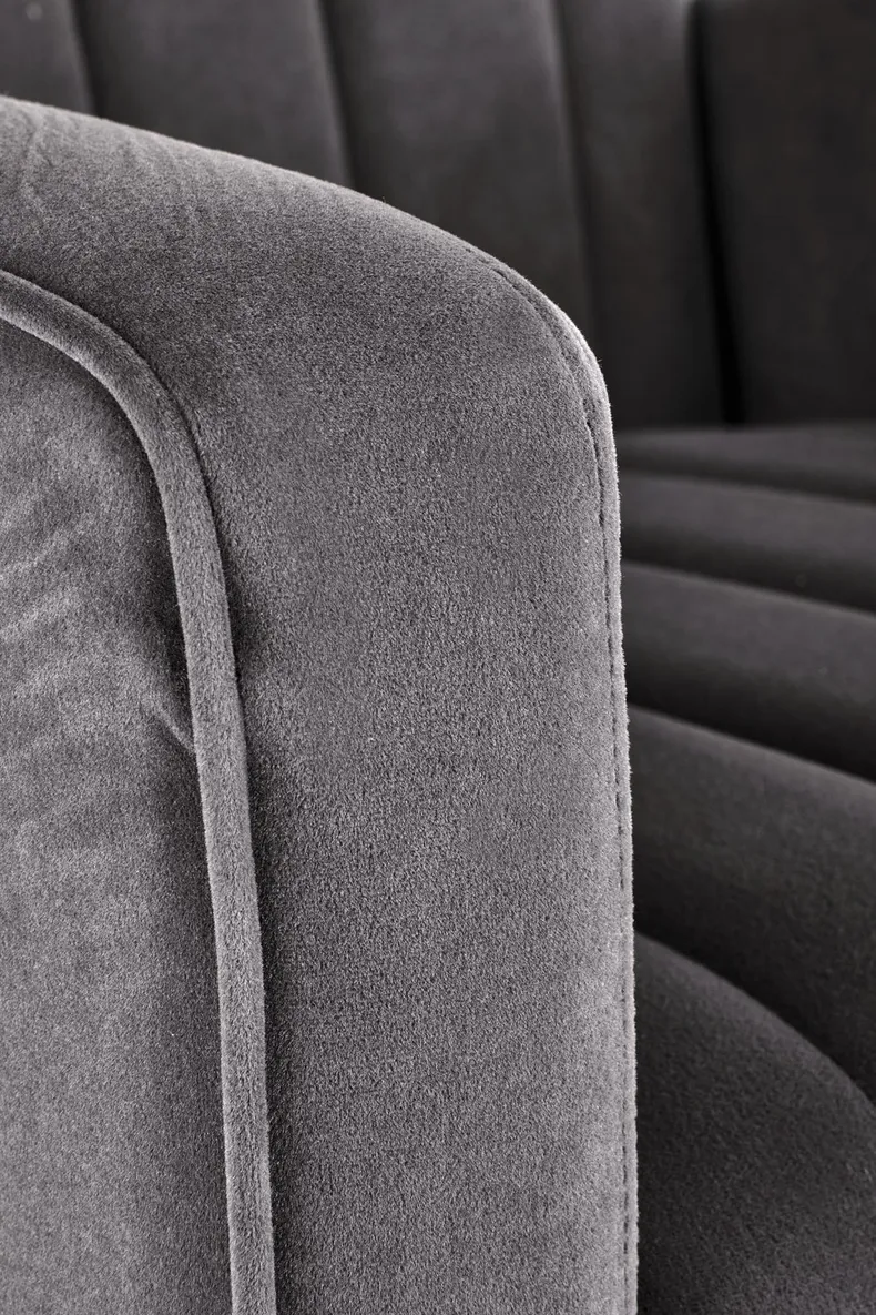 Кресло мягкое HALMAR Vario серый фото №3