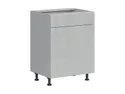 BRW Базовый шкаф Top Line для кухни 60 см правый с ящиком soft-close серый глянец, серый гранола/серый глянец TV_D1S_60/82_P/STB-SZG/SP фото thumb №2