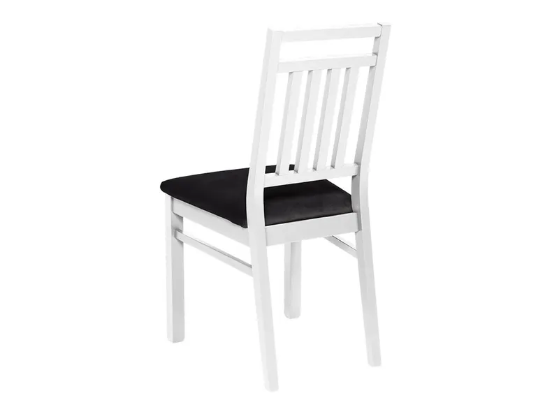 BRW Крісло з велюровою оббивкою Hesen чорне/біле, білий/чорний TXK_HESEN-TX098-1-SOLAR_99_BLACK фото №4