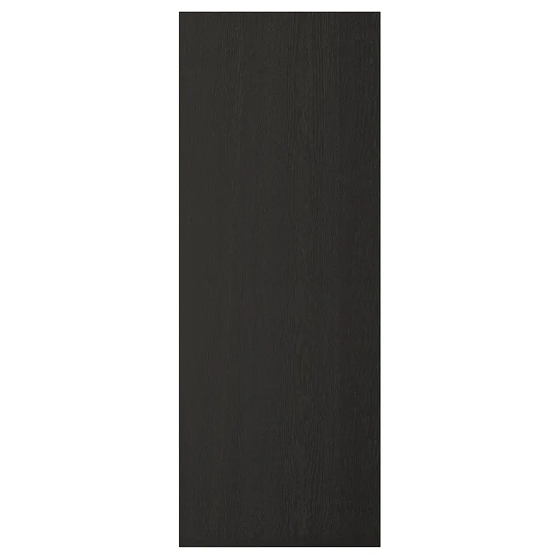 IKEA LERHYTTAN ЛЕРХЮТТАН, облицювальна панель, чорна морилка, 39x105 см 103.560.85 фото №1