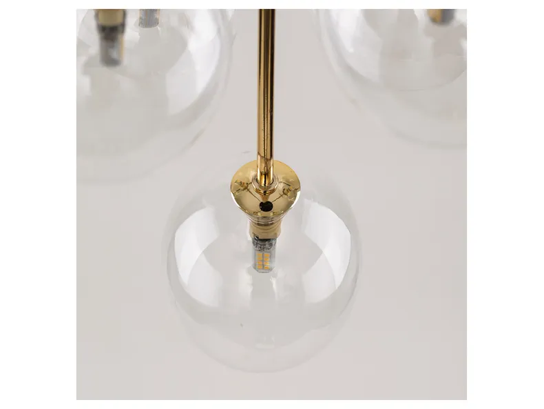 BRW Подвесной светильник Nilos из металла с 5 точками крепления, золото 094999 фото №4