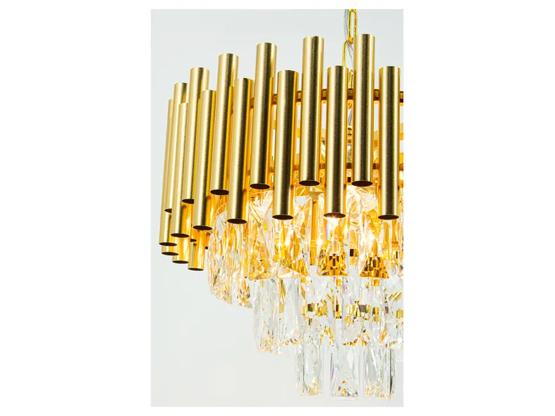 BRW Четырехпозиционный металлический подвесной светильник Bari золотого цвета 092940 фото №2