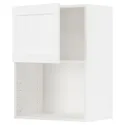 IKEA METOD МЕТОД, навесной шкаф для СВЧ-печи, белый Энкёпинг / белая имитация дерева, 60x80 см 894.734.54 фото thumb №1