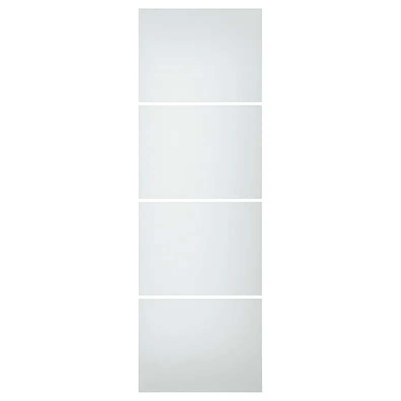 IKEA SVARTISDAL СВАРТІСДАЛЬ, 4 панелі для рами розсувних дверцят, білий під папір, 75x236 см 304.735.78 фото №1