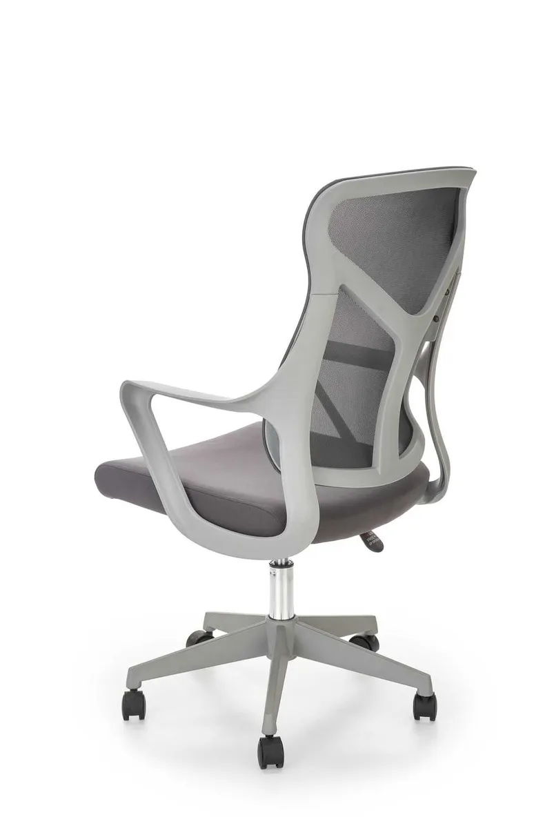 Крісло комп'ютерне офісне обертове HALMAR SANTO, сіре фото №3