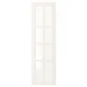 IKEA BODBYN БУДБІН, скляні дверцята, кремово-білий, 30x100 см 904.850.31 фото thumb №1