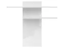 BRW Панель настенная Ассен 130 см белый глянец, белый/глянцевый белый PAN/12/13-BI/BIP фото thumb №2