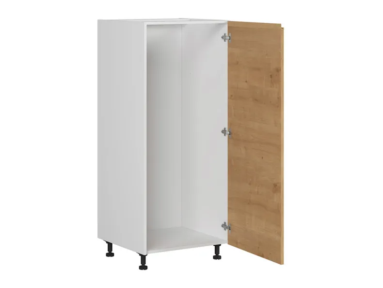 BRW Sole 60 см правосторонний кухонный шкаф для установки холодильника дуб арлингтон, альпийский белый/арлингтонский дуб FH_DL_60/143_P-BAL/DAANO фото №3