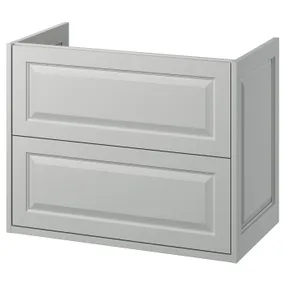 IKEA TÄNNFORSEN ТАННФОРСЕН, шкаф для раковины с ящиками, светло-серый, 80x48x63 см 805.351.21 фото