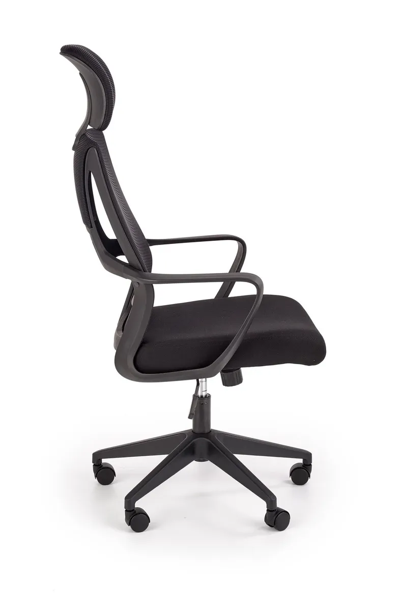 Кресло компьютерное офисное вращающееся HALMAR VALDEZ черный/черный фото №3