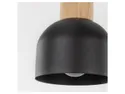 BRW Трехпозиционный металлический подвесной светильник Cairo черный 095039 фото thumb №5