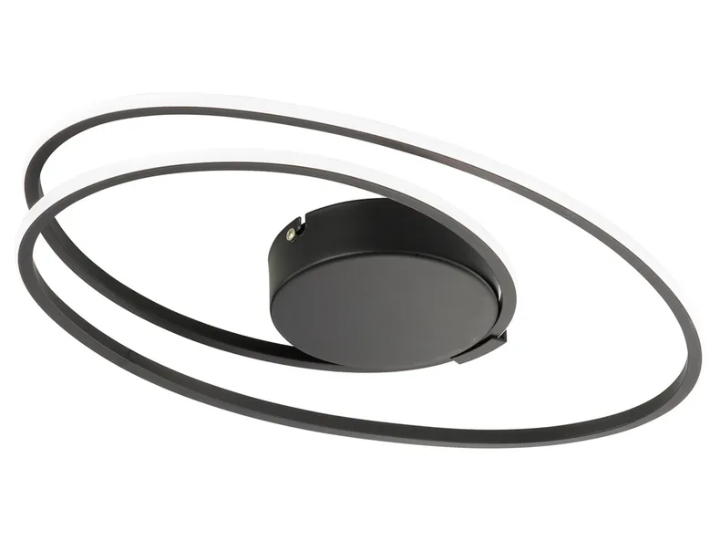 BRW Стельовий світлодіодний світильник Nia в сталевому чорному кольорі 089661 фото №1