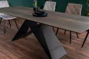 Стол обеденный раскладной SIGNAL WESTIN Ceramic, эффект дерева / матовый черный, 90x160 фото thumb №21