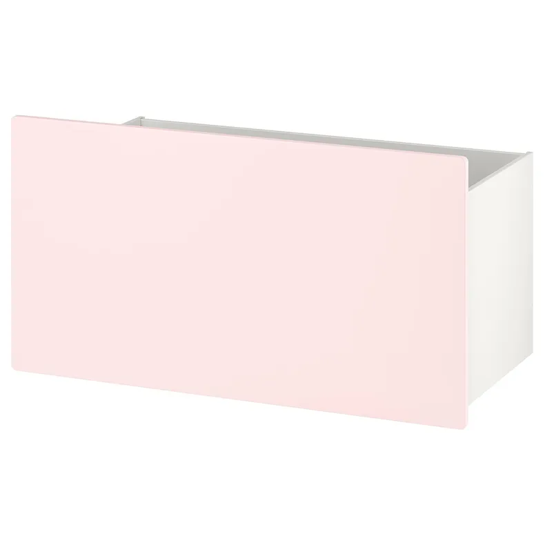 IKEA SMÅSTAD СМОСТАД, коробка, блідо-рожевий, 90x49x48 см 704.341.51 фото №1