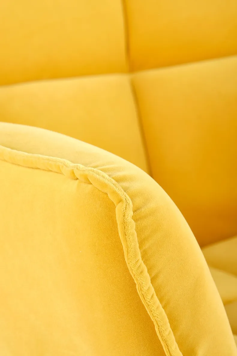 Крісло м'яке HALMAR BELTON жовтий (1шт=1шт) фото №6