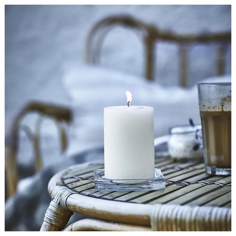 IKEA JÄMLIK ЭМЛИК, ароматическая формовая свеча, ваниль / светло-бежевый, 30 часов. 505.022.78 фото №3