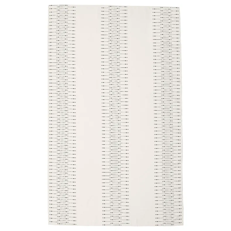 IKEA TUVIRIS ТУВІРІС, скатертина, дизайн темно-зелений / білий, 145x240 см 805.708.45 фото №4