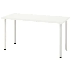IKEA LAGKAPTEN ЛАГКАПТЕН / ADILS АДІЛС, письмовий стіл, білий, 140x60 см 594.171.53 фото