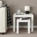 IKEA LACK ЛАКК, комплект столів, 2 шт, білий 594.427.27 фото thumb №3