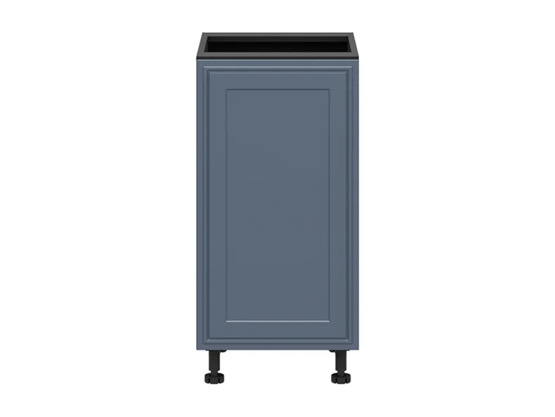 BRW Нижний кухонный шкаф Верди 40 см левый мистик матовый, черный/матовый FL_D_40/82_L-CA/MIM фото №1