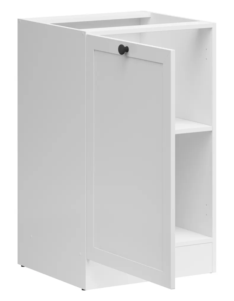 BRW Junona Line базовый шкаф для кухни 50 см левый белый, белый D1D/50/82_L_BBL-BI/BI фото №3