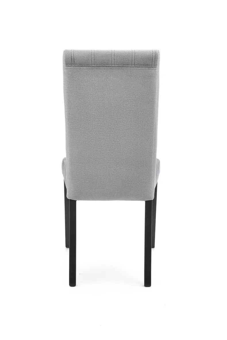 Кухонный стул HALMAR DIEGO 2 черный/светло-серый фото №5