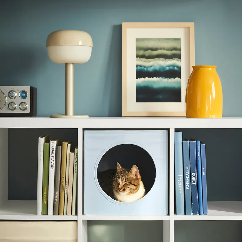 IKEA UTSÅDD УТСОДД, котячий будиночок, сіро-блакитний, 33x38x33 см 105.708.82 фото №4