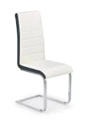 Кухонний стілець HALMAR K132 білий, чорний фото thumb №1