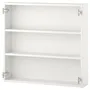 IKEA ENHET ЕНХЕТ, навісна шафа з 2 полицями, білий, 80x15x75 см 404.404.41 фото