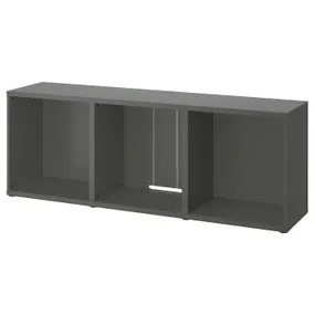 IKEA BESTÅ БЕСТО, тумба под ТВ, тёмно-серый, 180x40x64 см 005.386.18 фото