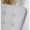 Крісло м'яке з підставкою для ніг MEBEL ELITE LOZANO 2 Velvet, тканина: сірий фото thumb №9