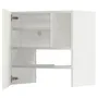 IKEA METOD МЕТОД, навесной шкаф д / вытяжки / полка / дверь, белый / гавсторпский бежевый, 60x60 см 895.053.46 фото