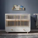 IKEA MYLLRA МЮЛЛЬРА, дитяче ліжко з шухлядами, білий, 60x120 см 904.835.84 фото thumb №7